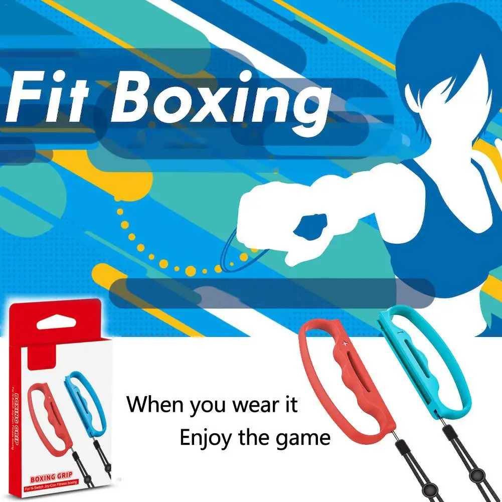 1 Pair Fitness Boxing For Nintendo Switch Joy Con Controller Hand Grips With Wrist Straps For Fitness Boxing Game Accessories
1 Pair Fitness Boxing For Nintendo Switch Joy Con Controller Hand Grips With Wrist Straps For Fitness Boxing Game Accessories