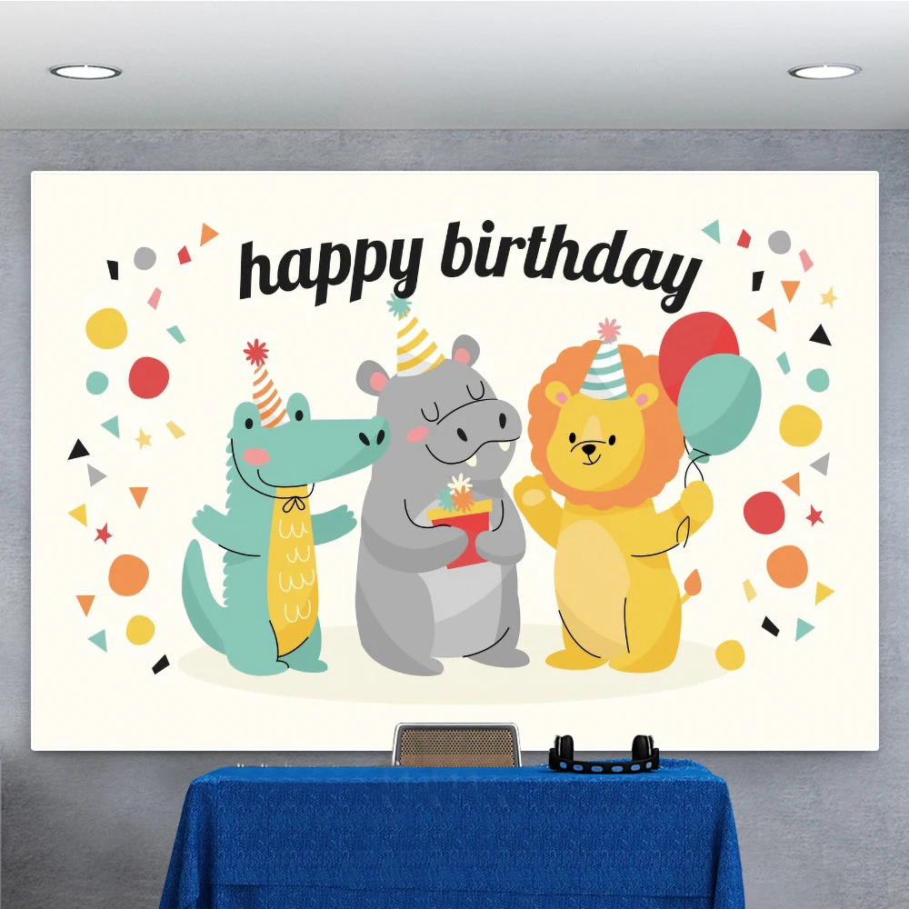 Yeele Cartoon Animal Baby Child Birthday Party Ballon Background for Photography Photocall Photographic Backdrops Photo Studio
Yeele Cartoon Animal Baby Child Birthday Party Ballon Background for Photography Photocall Photographic Backdrops Photo Studio
