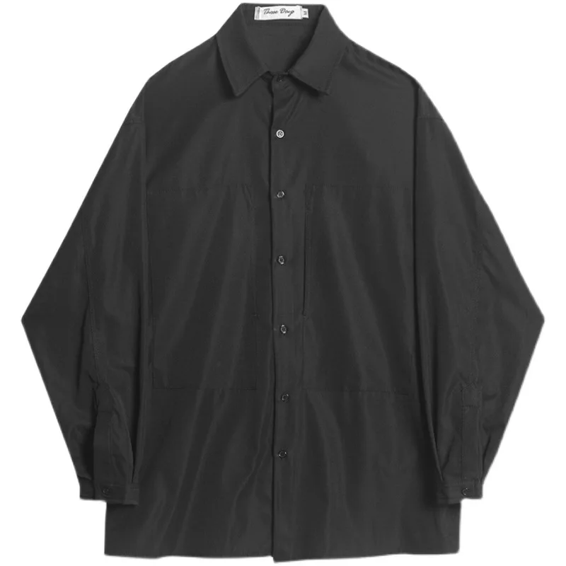 2021 Minority Long Sleeve Shirt Pure color silhouet fashion designer casual shirt versatile men's top
2021 Minority Long Sleeve Shirt Pure color silhouet fashion designer casual shirt versatile men's top