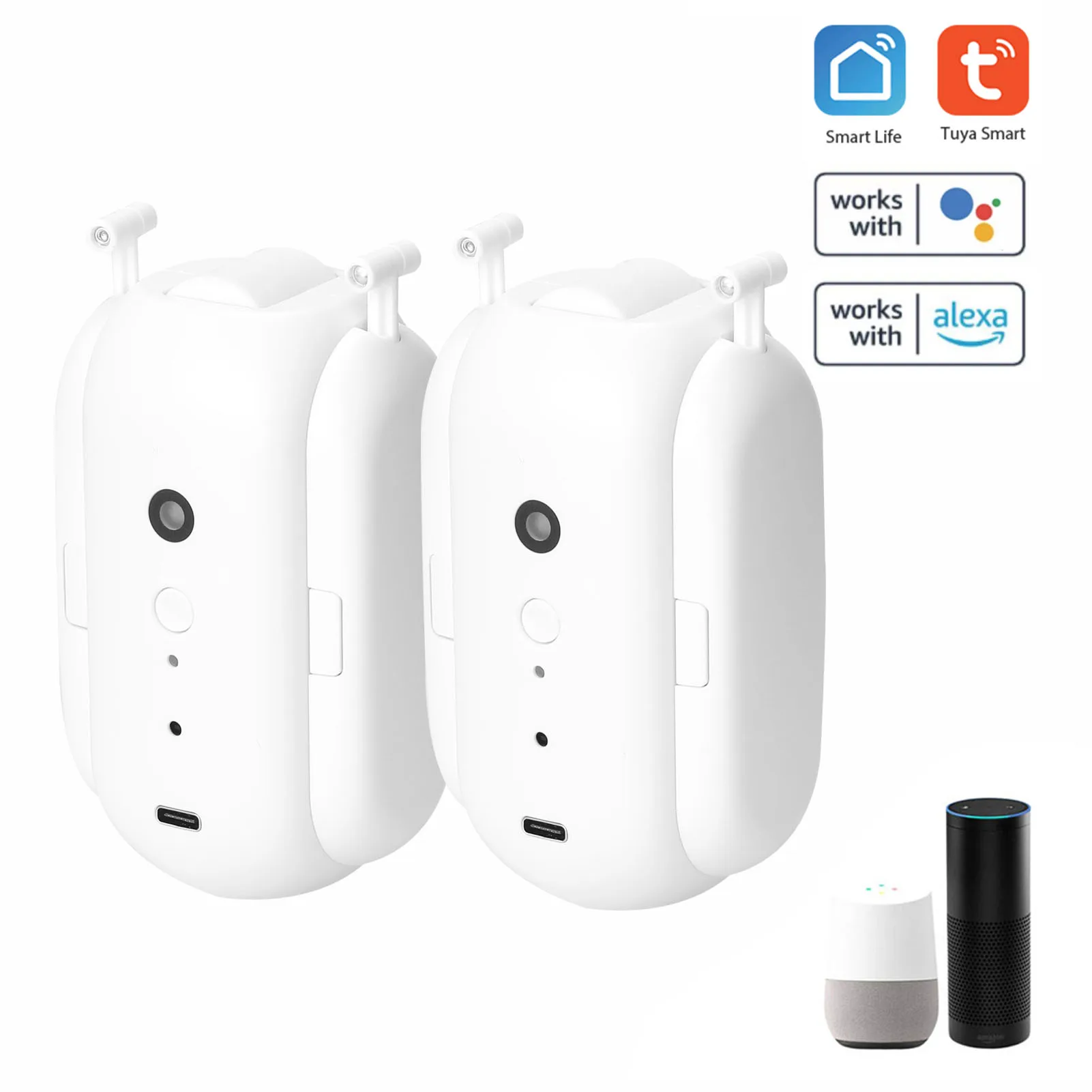 Tuya Bluetooth Smart Curtains Robot Wireless Automatic Curtain Opener Voice Remote Control Curtain Motor for Alexa Google Home
Tuya Bluetooth Smart Curtains Robot Wireless Automatic Curtain Opener Voice Remote Control Curtain Motor for Alexa Google Home