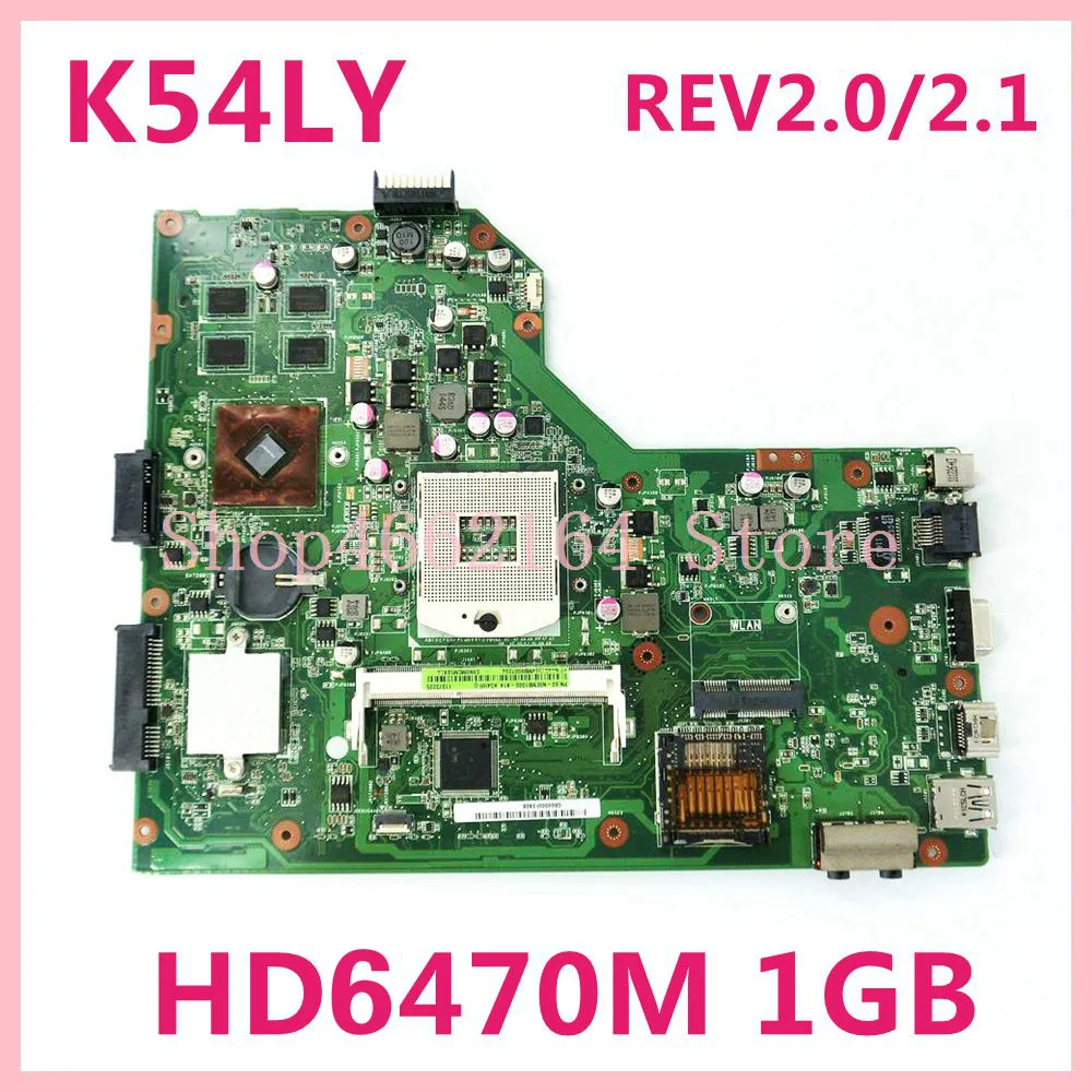 K54LY HD6470M 1GB Mainboard REV2.0/2.1 For ASUS K54H X54HR K54LY K54HR Laptop motherboard HM55 DDR3 PGA989 Tested
K54LY HD6470M 1GB Mainboard REV2.0/2.1 For ASUS K54H X54HR K54LY K54HR Laptop motherboard HM55 DDR3 PGA989 Tested