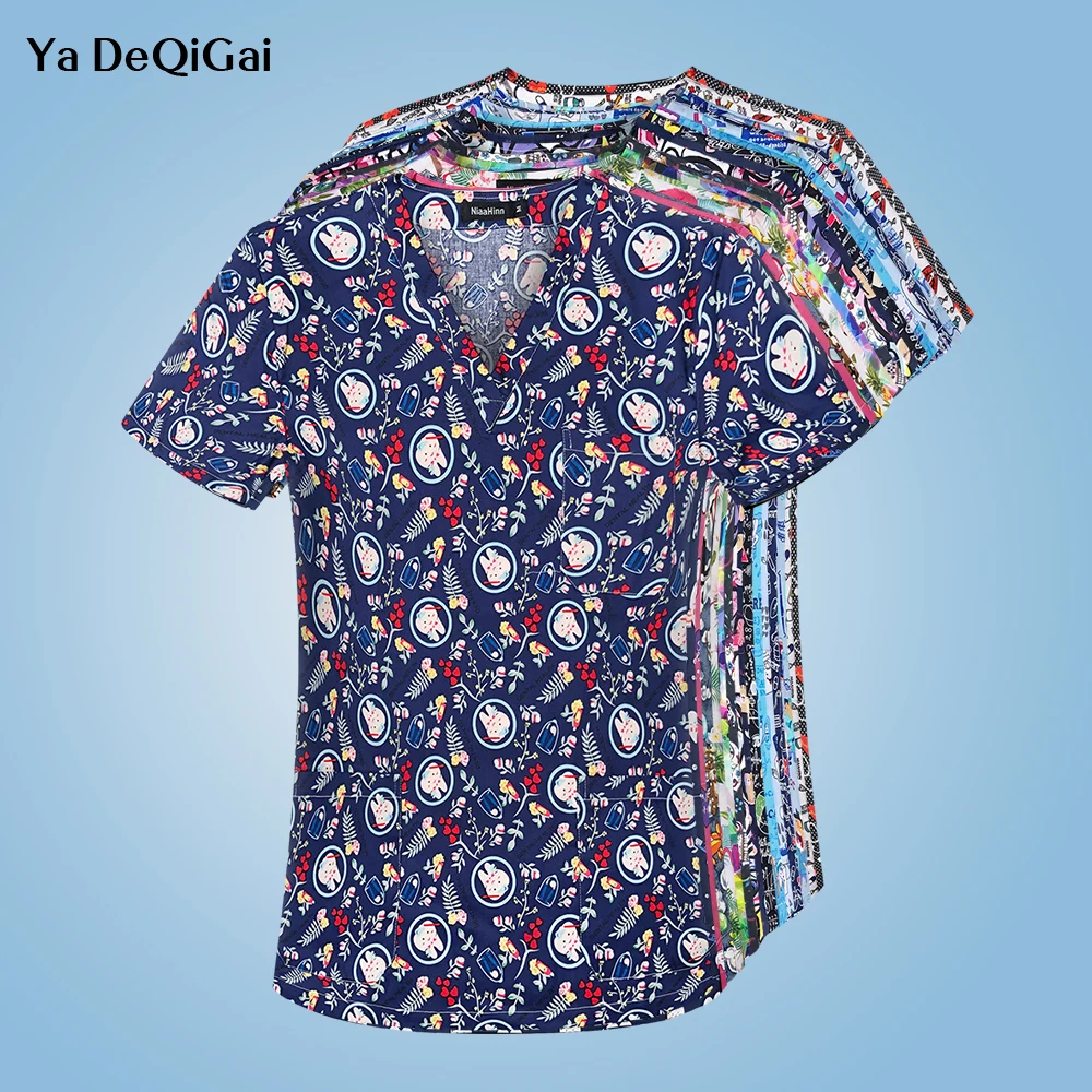 Pharmacy Pet Hospital Nurse Scrubs Tops Beautician Nursing Working Medical Surgical Uniforms Dentistry Doctor Overalls Lab Coat
Pharmacy Pet Hospital Nurse Scrubs Tops Beautician Nursing Working Medical Surgical Uniforms Dentistry Doctor Overalls Lab Coat