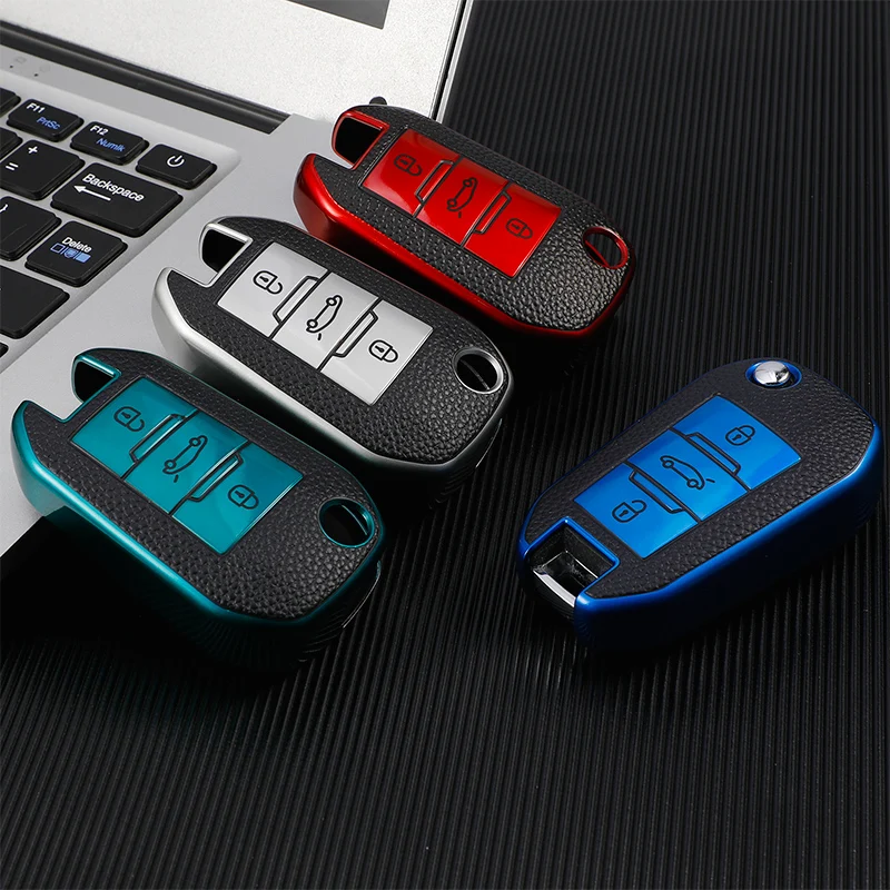 TPU Leather Car Folding Key Case Full Cover Shell For Peugeot 208 308 508 408 2008 3008 407 307 4008 For Citroen C4
TPU Leather Car Folding Key Case Full Cover Shell For Peugeot 208 308 508 408 2008 3008 407 307 4008 For Citroen C4