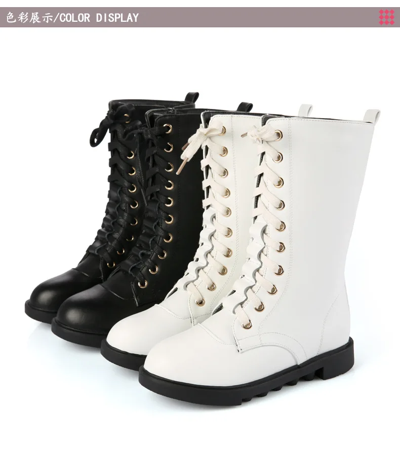 2020 winter 4-16 new girls' boots genuine leather children's single boots fashion Princess leather boots parent child Martins
2020 winter 4-16 new girls' boots genuine leather children's single boots fashion Princess leather boots parent child Martins