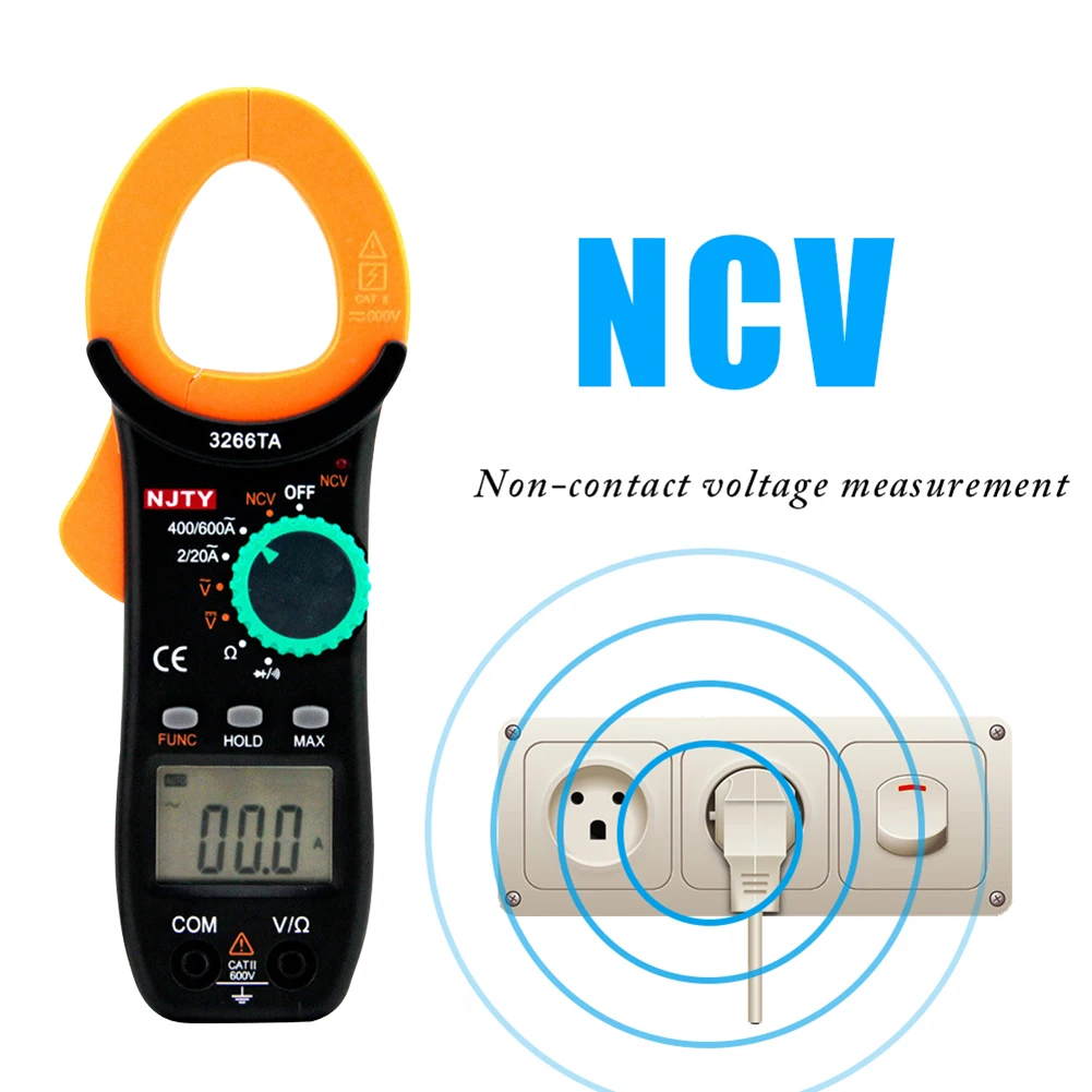 3266TA Digital Clamp Meter Multimeter AC Current NCV AC/DC Voltage Tester Mini Smart Auto Range Digital Multimeters
3266TA Digital Clamp Meter Multimeter AC Current NCV AC/DC Voltage Tester Mini Smart Auto Range Digital Multimeters