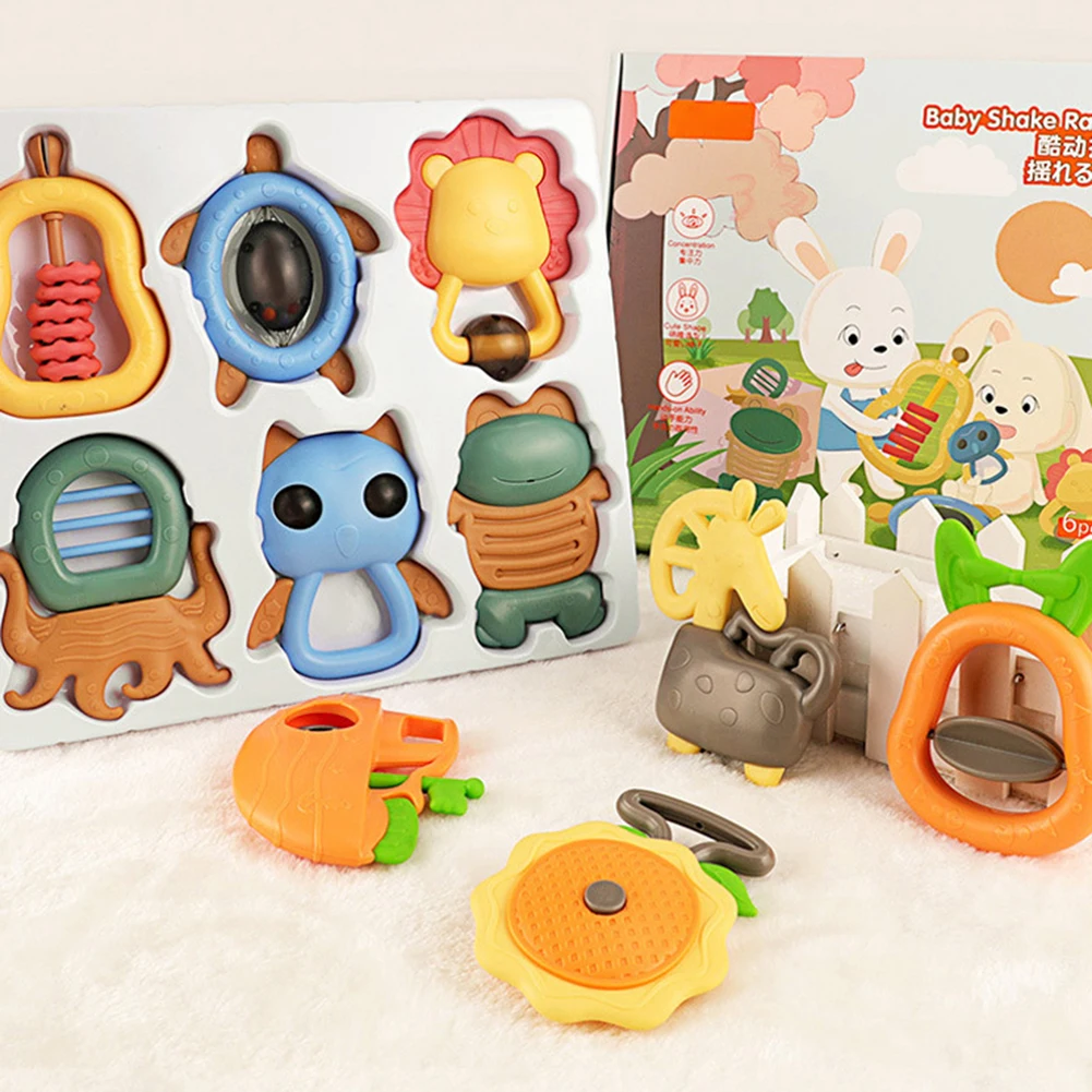 Baby Rattle Teether Grip Handbell Toddler Toys Infant Toys Silicone Skin-friendly Handbell Cute Chewable Teether
Baby Rattle Teether Grip Handbell Toddler Toys Infant Toys Silicone Skin-friendly Handbell Cute Chewable Teether