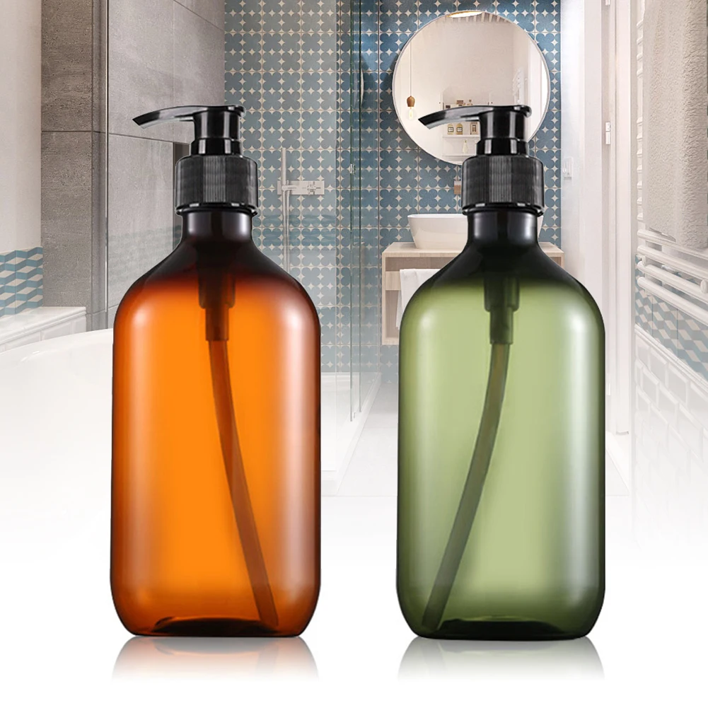 Useful Pump Bottles Pump Container Plastic Liquid Shampoo Shower Gel Home Bath Supplies 500ML
Useful Pump Bottles Pump Container Plastic Liquid Shampoo Shower Gel Home Bath Supplies 500ML