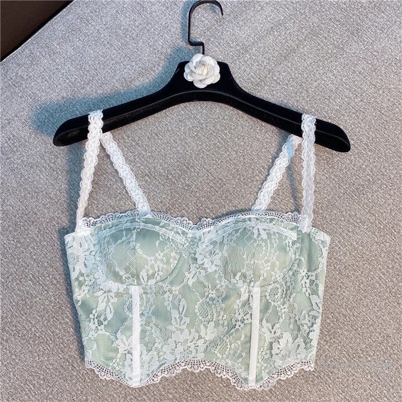 Bra Women Underwear 2021 Summer New Korean Style Simple Short Lace Spaghetti-Strap Bras Ropa Mujer Nancylim
Bra Women Underwear 2021 Summer New Korean Style Simple Short Lace Spaghetti-Strap Bras Ropa Mujer Nancylim