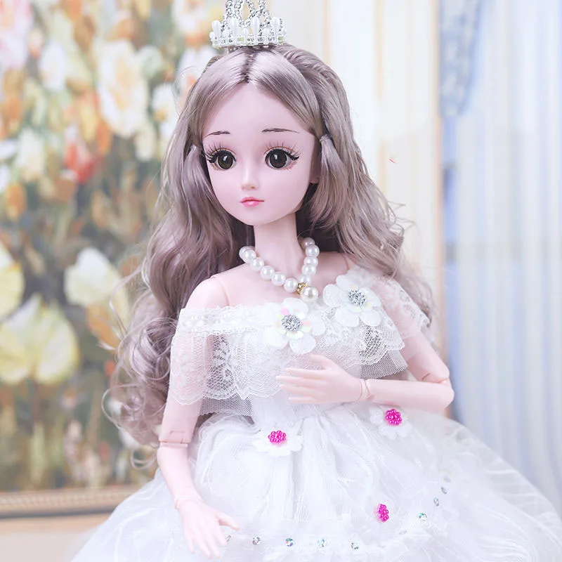 60cm /45cm beautiful princess doll with dress clothes 1/3 BJD doll 20 joint beautiful golden princess hair new gift for girl 
60cm /45cm beautiful princess doll with dress clothes 1/3 BJD doll 20 joint beautiful golden princess hair new gift for girl