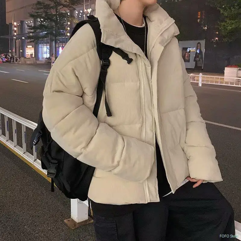 Men's Wear Tide Winter Cotton-padded Clothes Korean Style Popular Trendy Corduroy Warm Loose Coat For Male Vintage
Men's Wear Tide Winter Cotton-padded Clothes Korean Style Popular Trendy Corduroy Warm Loose Coat For Male Vintage
