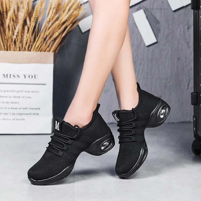 New Arrival Girls Dancing Shoes Black Style Sport Dance Sneaker Ladies Air Cushion Ballroom Shoe Women Soft Sole Gym Shoes Woman
New Arrival Girls Dancing Shoes Black Style Sport Dance Sneaker Ladies Air Cushion Ballroom Shoe Women Soft Sole Gym Shoes Woman