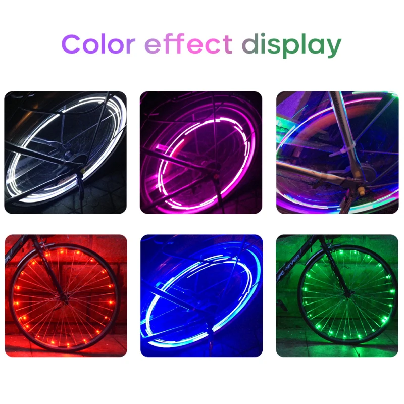20 LED Colorful Bicycle Lights Mountain Bike Lights Cycling Spoke Wheel Lights Steel Wire String Lights Wheel String Lights
20 LED Colorful Bicycle Lights Mountain Bike Lights Cycling Spoke Wheel Lights Steel Wire String Lights Wheel String Lights