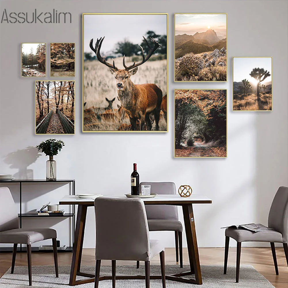 Autumn Landscape Canvas Art Painting Maple Leaf Forest Road Poster Deer Posters And Prints Nordic Wall Picture Living Room Decor
Autumn Landscape Canvas Art Painting Maple Leaf Forest Road Poster Deer Posters And Prints Nordic Wall Picture Living Room Decor
