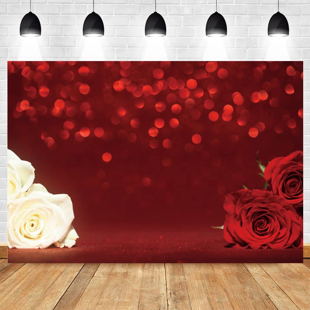 Valentine's Day Background Red Flower Light Bokeh Glitter Vinyl Photography Backdrop Photophone Wedding Photocall Photophone
Valentine's Day Background Red Flower Light Bokeh Glitter Vinyl Photography Backdrop Photophone Wedding Photocall Photophone