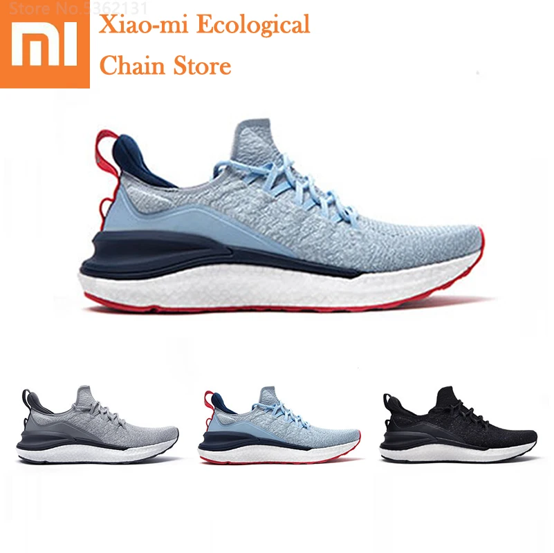 Xiaomi Mijia Sneakers 4 Men Outdoor Sports Shoes Uni-moulding 3D Fishbone Lock System Breathable Knitting Upper Running Shoes
Xiaomi Mijia Sneakers 4 Men Outdoor Sports Shoes Uni-moulding 3D Fishbone Lock System Breathable Knitting Upper Running Shoes