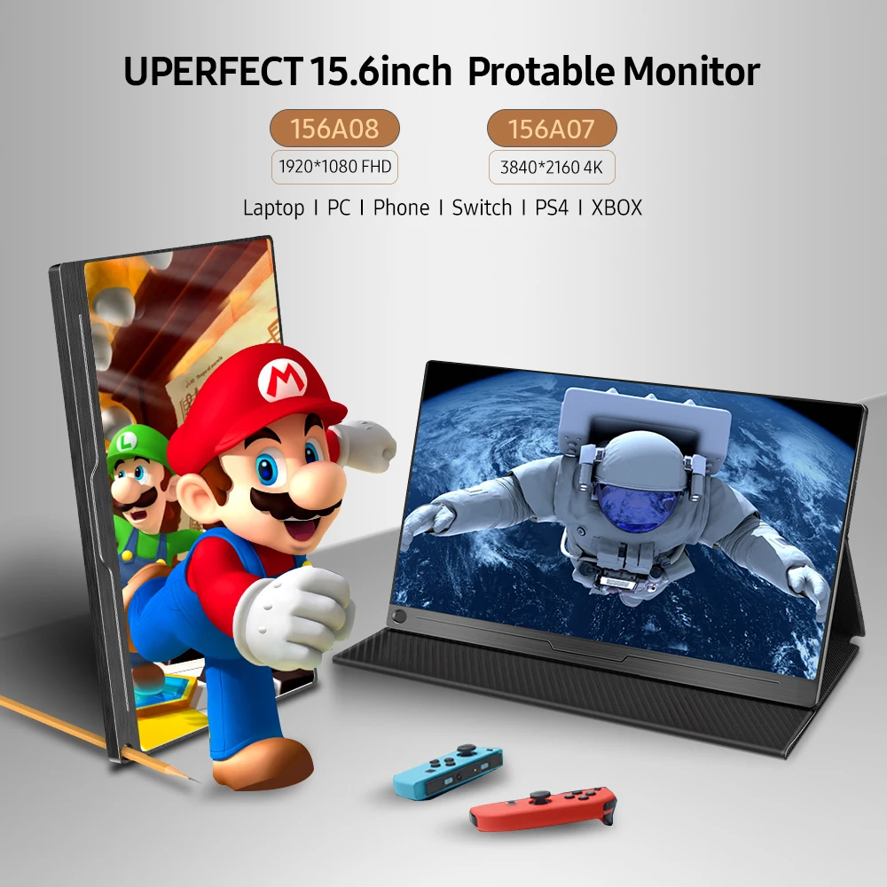 UPERFECT 15 6 4K USB TypeC IPS экран портативный монитор для Ps4 переключатель Xbox Huawei Xiaomi