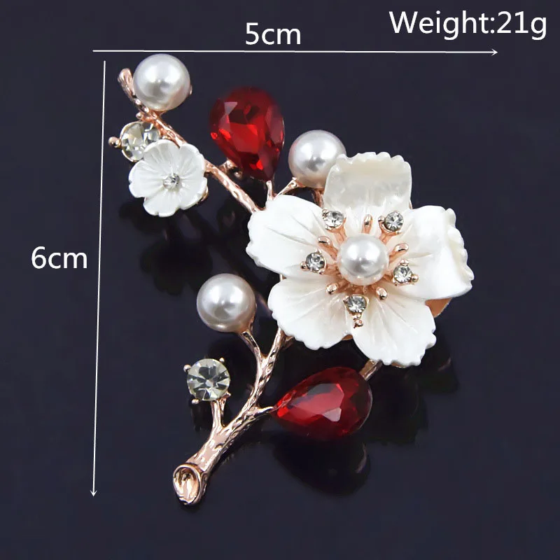 Women Pins Shell Brooch Hot Flower Brooches Plum Blossom Pearl Fashion Jewelry Shell Brooch High Quality Wedding Jewelry
Women Pins Shell Brooch Hot Flower Brooches Plum Blossom Pearl Fashion Jewelry Shell Brooch High Quality Wedding Jewelry
