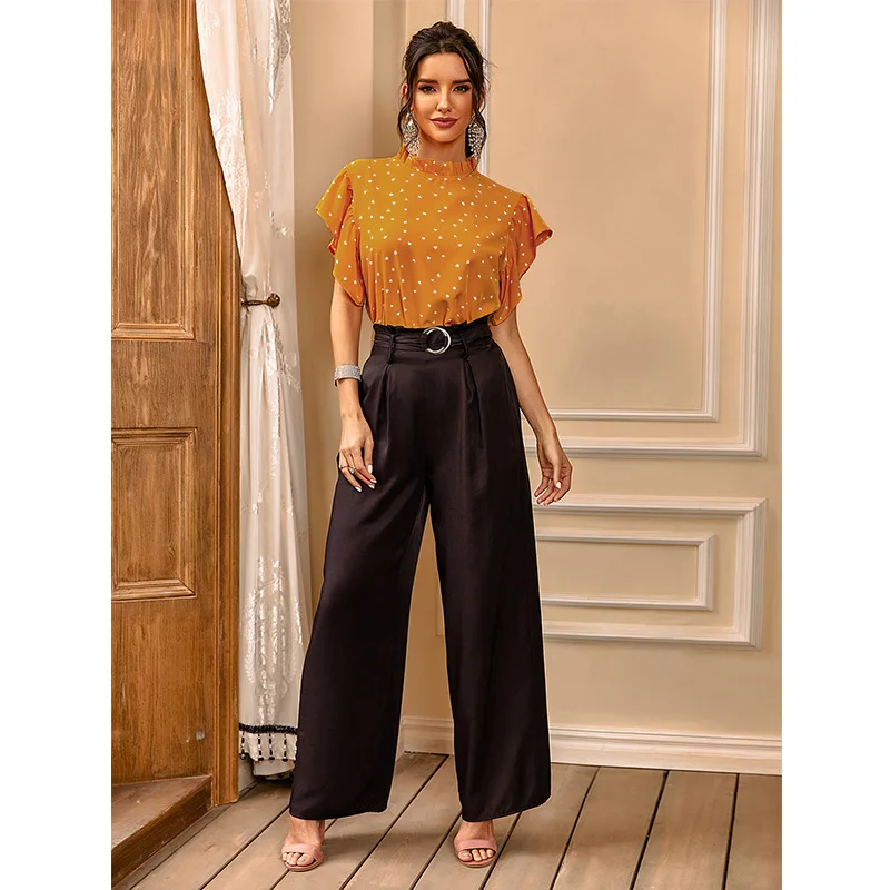 2021 Summer New Hot Style Foreign Trade European And American Women's Clothing Fashion Polka Dot Short-Sleeved Top T-Shirt Women
2021 Summer New Hot Style Foreign Trade European And American Women's Clothing Fashion Polka Dot Short-Sleeved Top T-Shirt Women