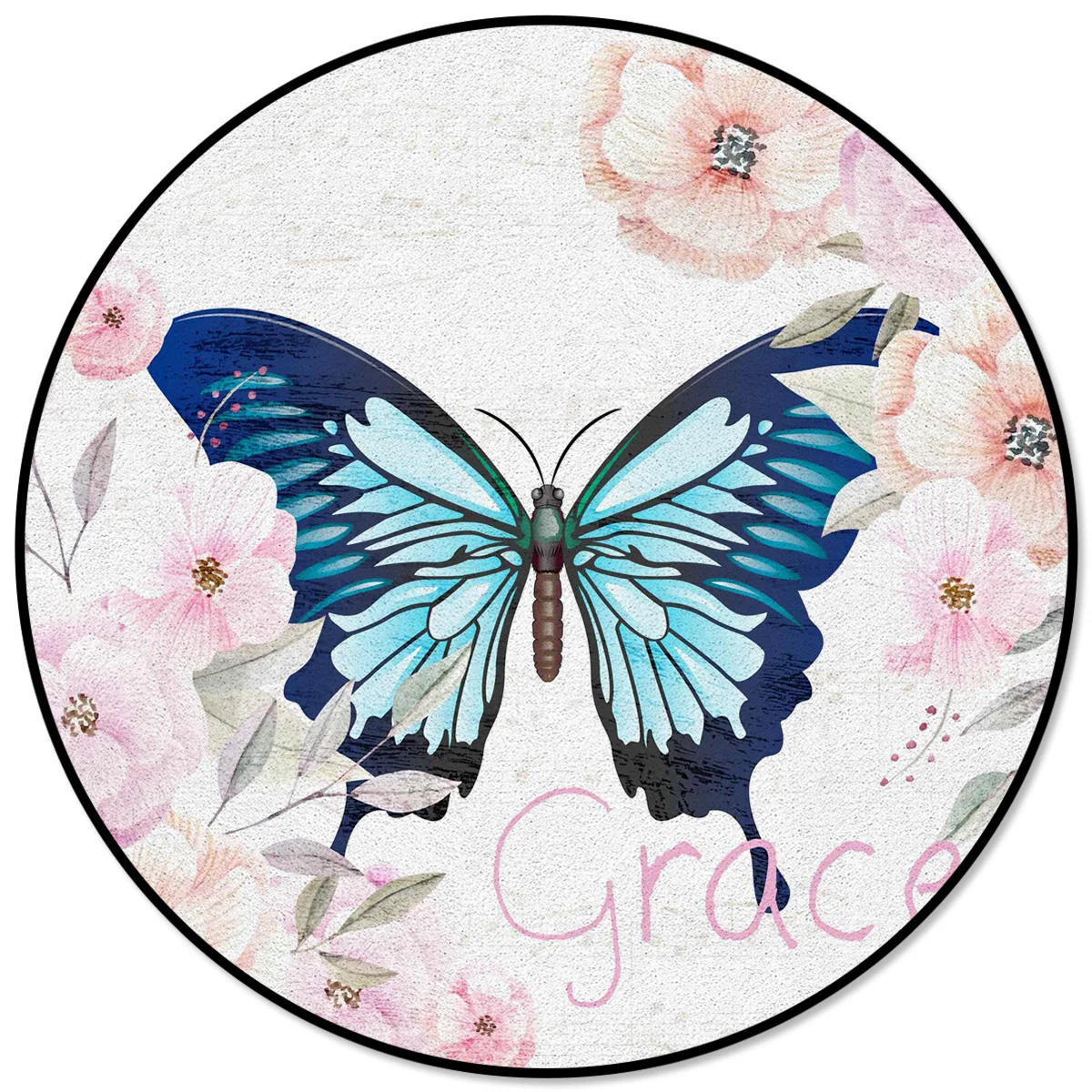 Butterfly Flower Music Notes Round Rug Carpets for Living Room Home Decor Kids Children's Room Bedroom Area Rugs Mats
Butterfly Flower Music Notes Round Rug Carpets for Living Room Home Decor Kids Children's Room Bedroom Area Rugs Mats