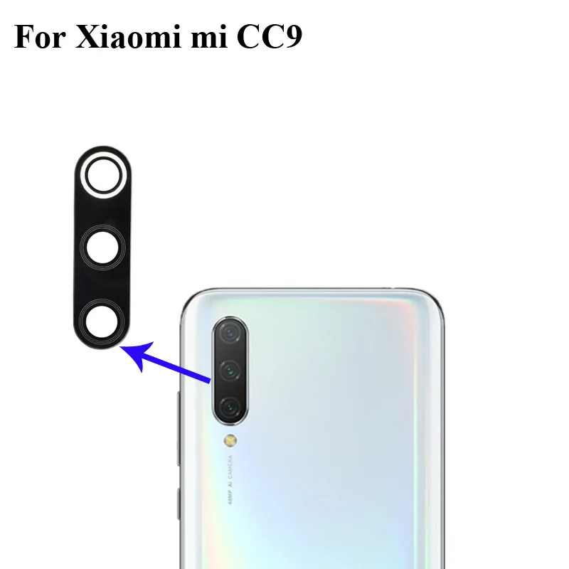

2 шт., высокое качество, для задней и задней камеры Xiaomi Mi CC9, CC 9, стекло, линзы, тест, хорошо для Xiaomi Mi CC9, Micc9, запасные части