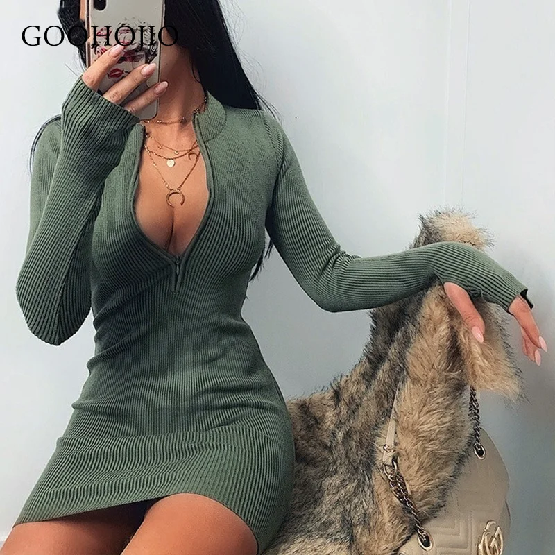GOOHOJIO 2021 Spring Autumn Sexy Bag Hip Skirt Dress Women Fashionable Deep V-neck Dresses Ladies High Waist Women Chic Dresses
GOOHOJIO 2021 Spring Autumn Sexy Bag Hip Skirt Dress Women Fashionable Deep V-neck Dresses Ladies High Waist Women Chic Dresses