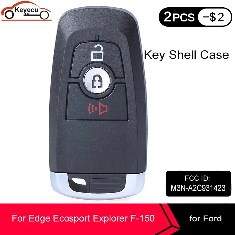KEYECU для Ford Edge Ecosport Explorer F-150 F250 F350 Fusion чехол для дистанционного ключа Fob 3 кнопки для телефона
KEYECU для Ford Edge Ecosport Explorer F-150 F250 F350 Fusion чехол для дистанционного ключа Fob 3 кнопки для телефона