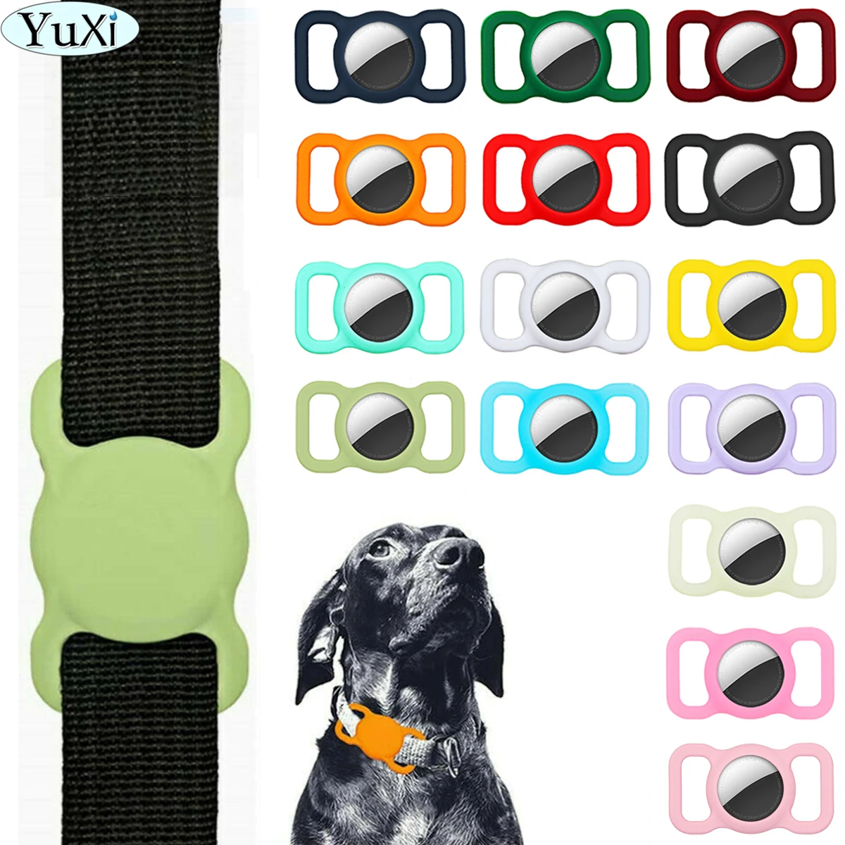 YuXi For Airtags Tracking Silicone Case for dog Soft Anti-loss for Apple Airtags Silicone Case for Hangable Cover
YuXi For Airtags Tracking Silicone Case for dog Soft Anti-loss for Apple Airtags Silicone Case for Hangable Cover