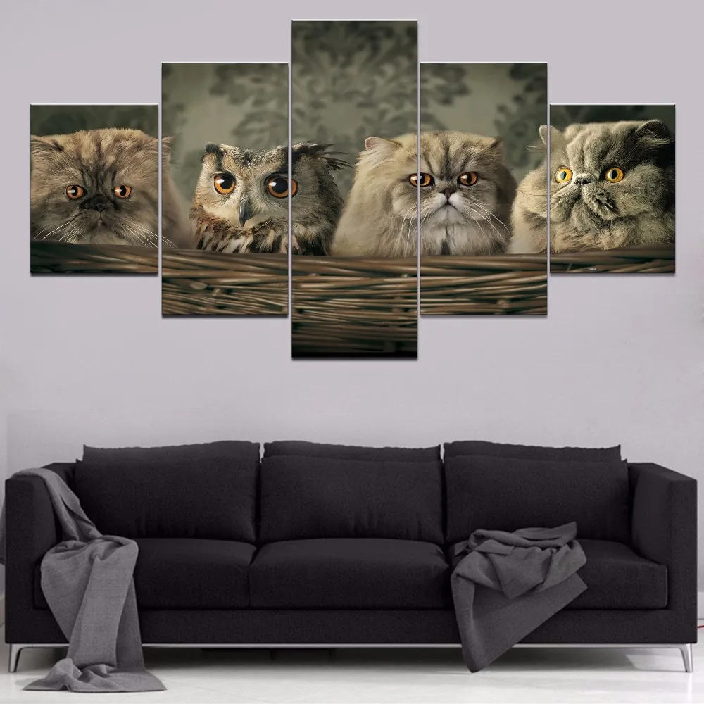 Wall Art HD Prints Home Decoration 5 Pieces Cat Canvas Animal Painting Modular For Living Room Modern Pictures Artwork Poster
Wall Art HD Prints Home Decoration 5 Pieces Cat Canvas Animal Painting Modular For Living Room Modern Pictures Artwork Poster