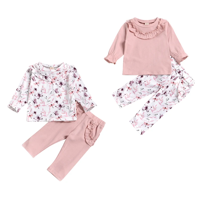 Комплект одежды из 2 предметов для маленьких девочек; Одинаковая одежда с принтом «бабочка» и «Сестра»; Топы с длинными рукавами и оборками; ...
Комплект одежды из 2 предметов для маленьких девочек; Одинаковая одежда с принтом «бабочка» и «Сестра»; Топы с длинными рукавами и оборками; ...