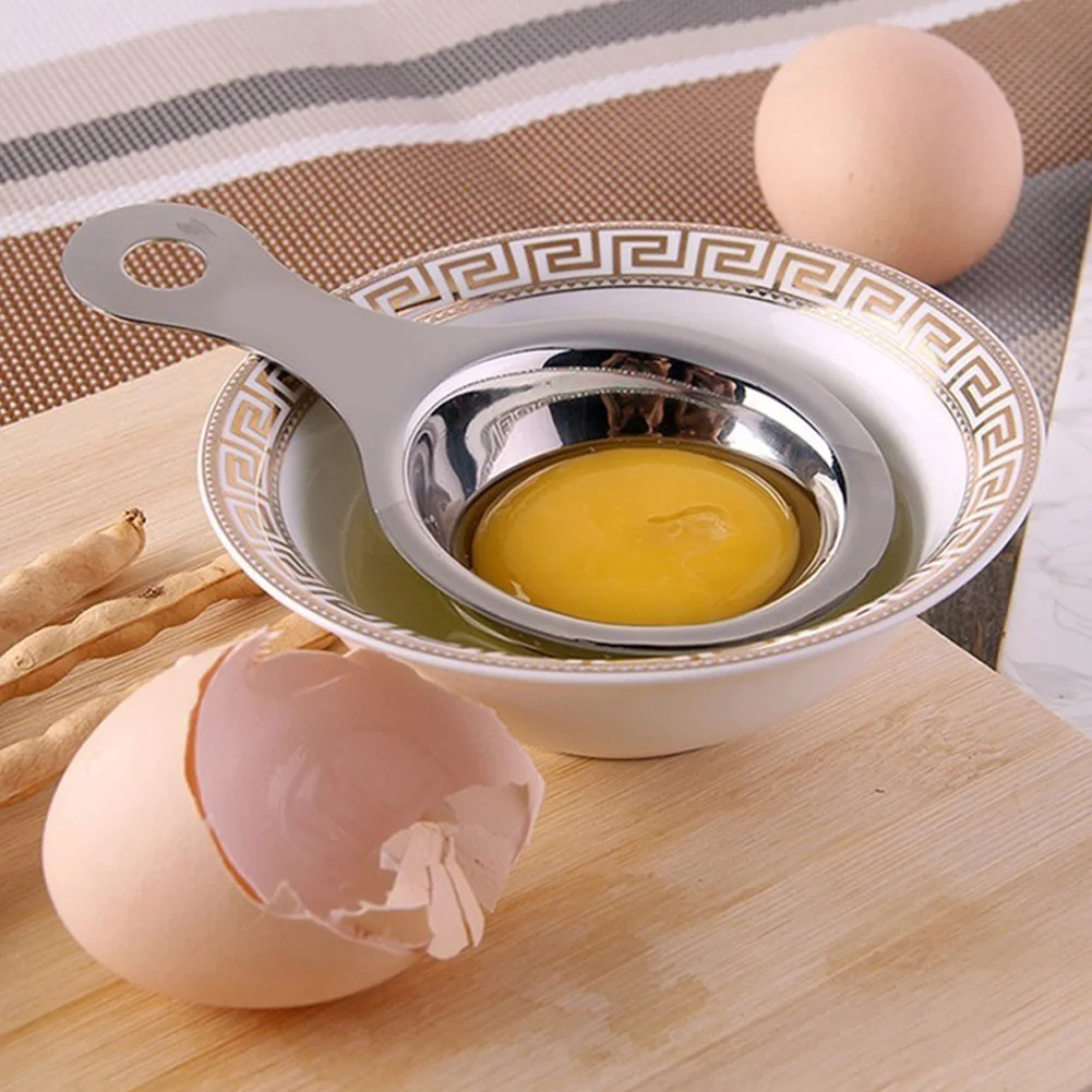 1Pc Stainless Steel Kitchen Egg Yolk White Portable Compact Egg Divider Separator Gadgets Home Tools For Cooking Baking
1Pc Stainless Steel Kitchen Egg Yolk White Portable Compact Egg Divider Separator Gadgets Home Tools For Cooking Baking