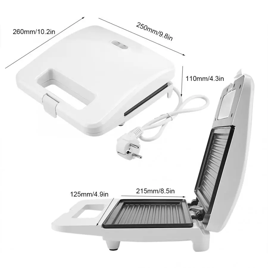 Hot Sandwich Maker Bread Oven Electric Grill Meat Steak Hamburger Breakfast Machine Frying Pan Barbecue Plate Bread Mold
Hot Sandwich Maker Bread Oven Electric Grill Meat Steak Hamburger Breakfast Machine Frying Pan Barbecue Plate Bread Mold