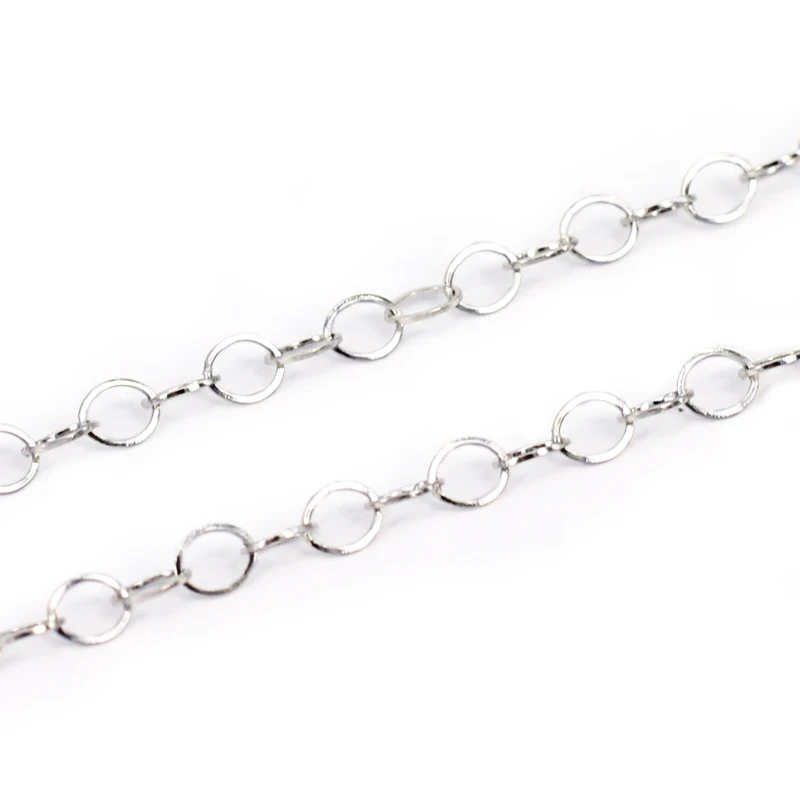 10m 304 Stainles Steel Soldered Cross Chains Cable Chain for Jewelry Making DIY Bracelet Necklace Accessories Component 5mm
10m 304 Stainles Steel Soldered Cross Chains Cable Chain for Jewelry Making DIY Bracelet Necklace Accessories Component 5mm