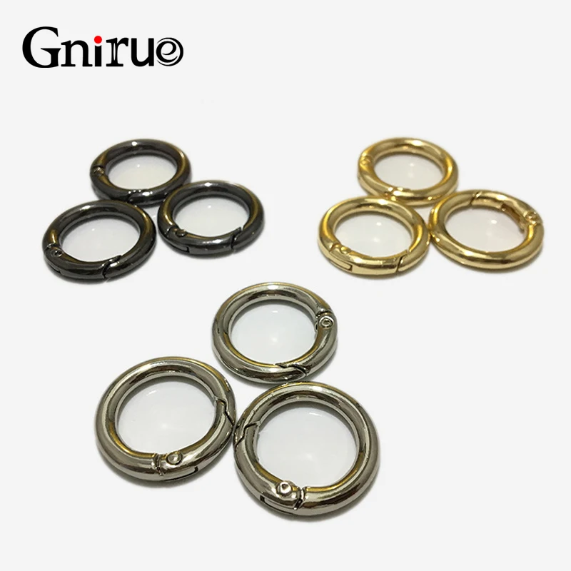 25mm Metal Spring Gate Circle O Ring Openable Keyring Women Bags Belt Strap Chain Buckles Snap Clasps DIY Accessories 
25mm Metal Spring Gate Circle O Ring Openable Keyring Women Bags Belt Strap Chain Buckles Snap Clasps DIY Accessories