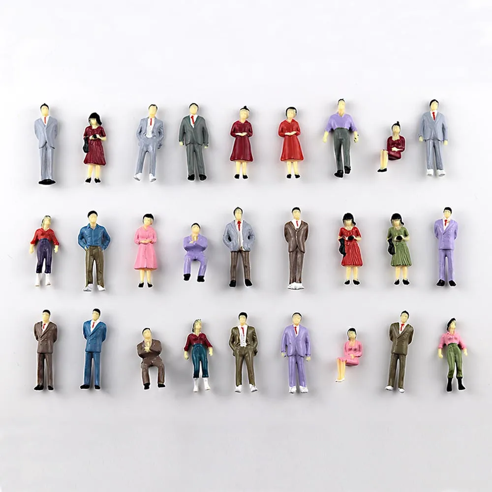 Railway Train People Painted Figures ABS Diorama Sand Table Architecture Building Lanscape Garden Decoration 100pcs/lot
Railway Train People Painted Figures ABS Diorama Sand Table Architecture Building Lanscape Garden Decoration 100pcs/lot