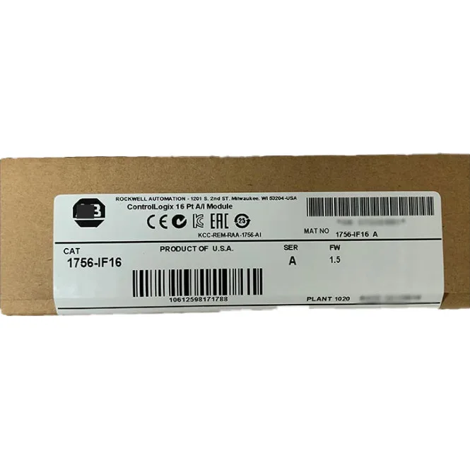 Новый оригинальный аналоговый входной модуль 1756-IF16 PLC 8 с дифференциальным