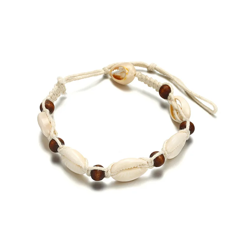 Summer Beach Bohemian Anklets for Women Simple Hand Woven Shell Rope Bead Foot Chain Ankle Bracelets
Summer Beach Bohemian Anklets for Women Simple Hand Woven Shell Rope Bead Foot Chain Ankle Bracelets