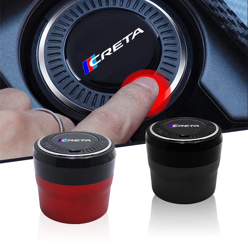 LED button car ashtray stainless steel is easy to remove and wash For Hyundai CRETA Accessories
LED button car ashtray stainless steel is easy to remove and wash For Hyundai CRETA Accessories