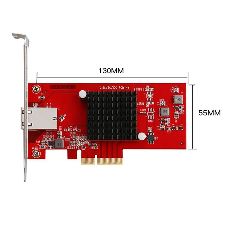 TXA074 AQC107 2.5G/5G/10G Server Network Card PCI-E X4 Single Electrical Port RJ45 10G Optical Fiber Network Card
TXA074 AQC107 2.5G/5G/10G Server Network Card PCI-E X4 Single Electrical Port RJ45 10G Optical Fiber Network Card