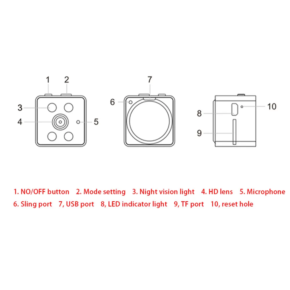 Security IP Mini Camera A7 1080P HD Small Recording Camera Camcorder Wireless DVR Outdoor Motion Detection Sports Camera
Security IP Mini Camera A7 1080P HD Small Recording Camera Camcorder Wireless DVR Outdoor Motion Detection Sports Camera