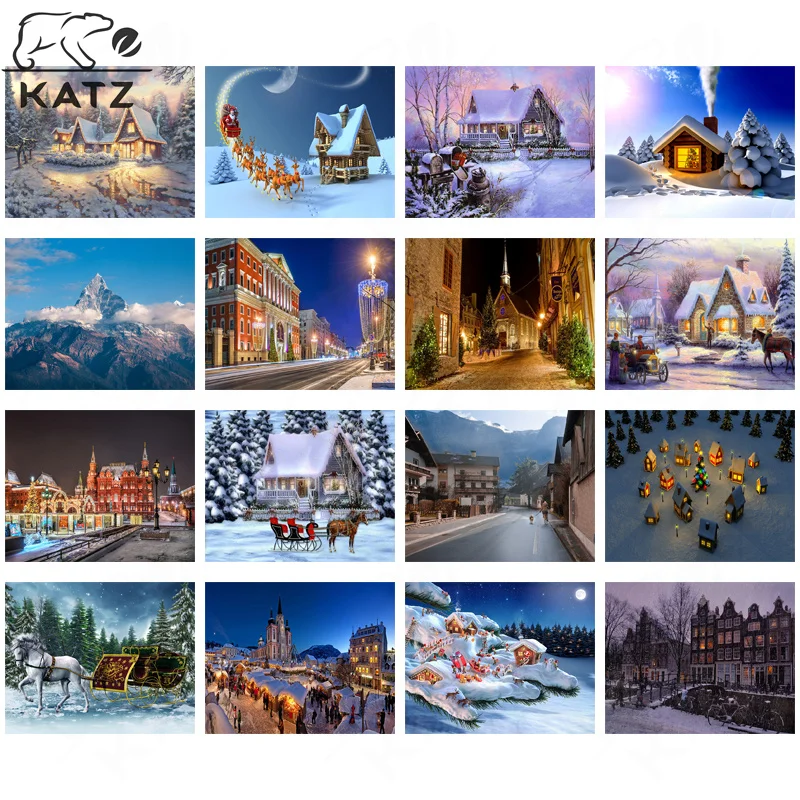 Christmas Snow Scene, Diamond Painting, Cross Stitch, Oil Painting, Fairy-Tale Carriage, Handmade Diy Diamond Mosaic Embroidery
Christmas Snow Scene, Diamond Painting, Cross Stitch, Oil Painting, Fairy-Tale Carriage, Handmade Diy Diamond Mosaic Embroidery