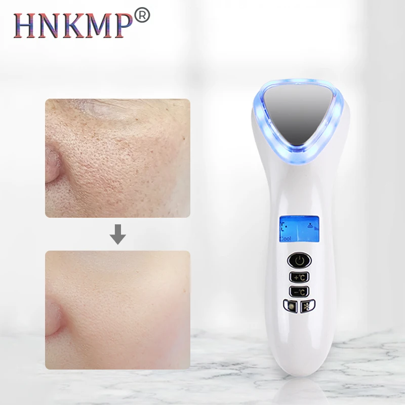 HNKMP Cryotherapy Ultrasonic Electric Facial Massager Hot &Cold Light Photon Wrinkle Removal Device Skin Care Beauty Spa Machine
HNKMP Cryotherapy Ultrasonic Electric Facial Massager Hot &Cold Light Photon Wrinkle Removal Device Skin Care Beauty Spa Machine