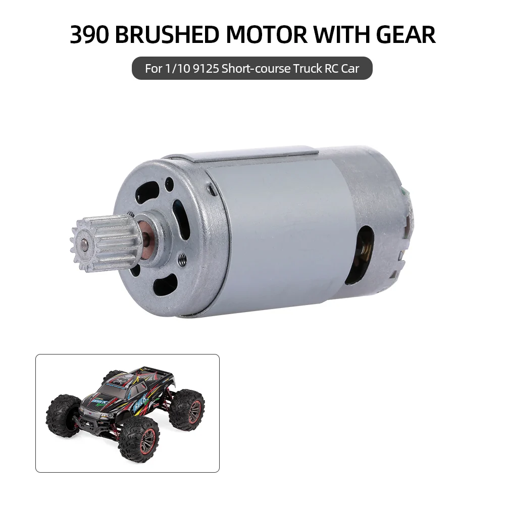 Mini Motor Grey 390 RC Brushed Motor with Gear for 1/10 9125 Short-course RC Car
Mini Motor Grey 390 RC Brushed Motor with Gear for 1/10 9125 Short-course RC Car