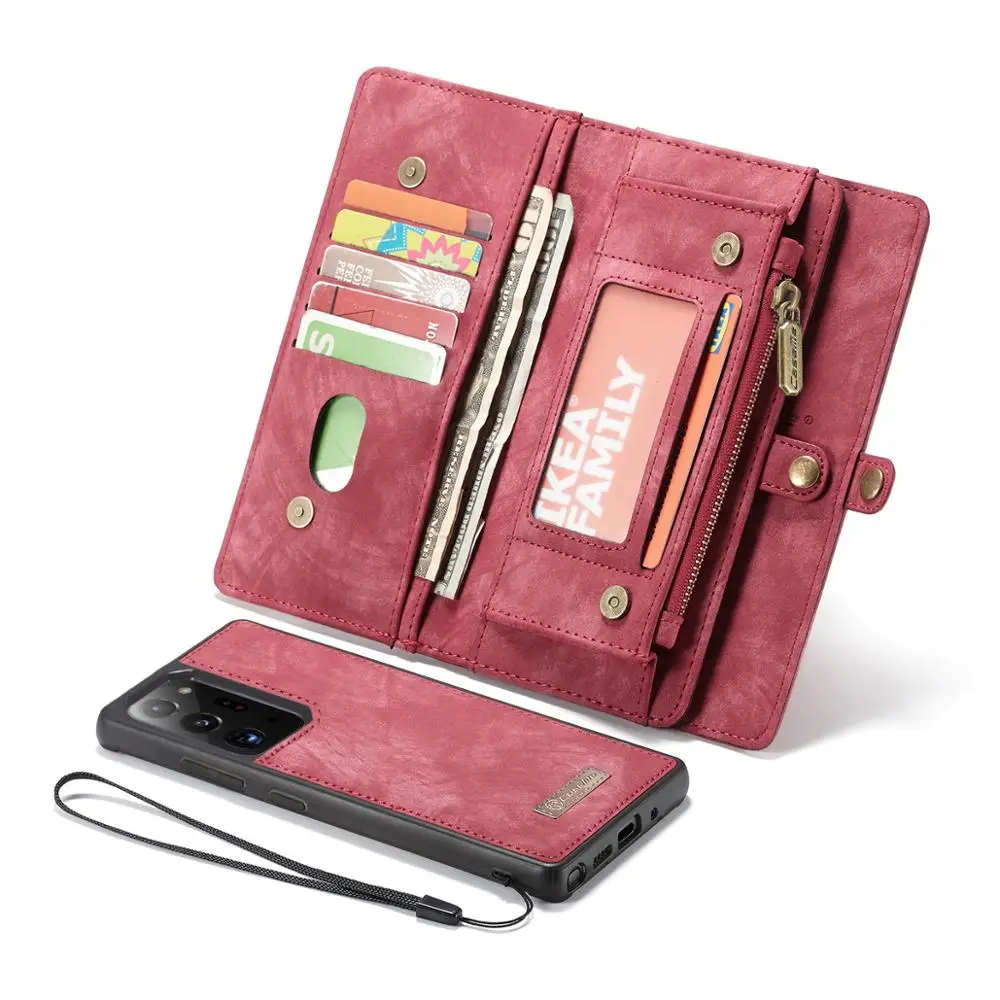 CaseMe Luxury Wallet Case For Sansung Galaxy Note 20 10 Ultra 9 8 S7 Edge S8 S9 Plus Genuine Leather Flip Magnetic Phone Cover
CaseMe Luxury Wallet Case For Sansung Galaxy Note 20 10 Ultra 9 8 S7 Edge S8 S9 Plus Genuine Leather Flip Magnetic Phone Cover