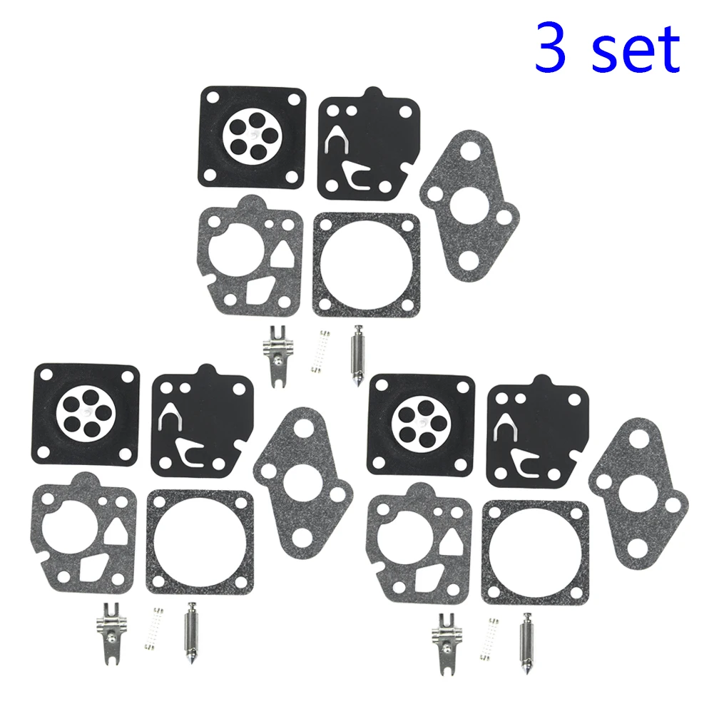 3set Carburetor Repair Kit Fit For Kawasaki TD24 TD25 TD33 TD40 TD48 TG24 TG25 TG33 Garden Tool Parts
3set Carburetor Repair Kit Fit For Kawasaki TD24 TD25 TD33 TD40 TD48 TG24 TG25 TG33 Garden Tool Parts