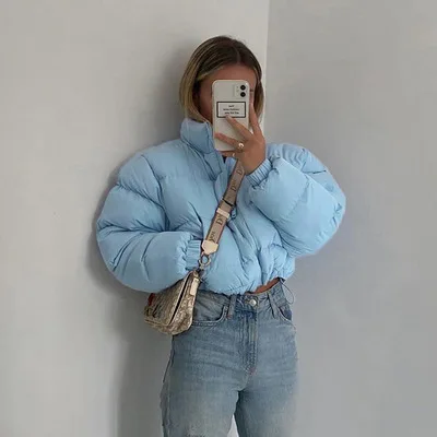 Wind, winter design autumn and vertical collar zipper pocket loose hem cotton-padded girl
Wind, winter design autumn and vertical collar zipper pocket loose hem cotton-padded girl