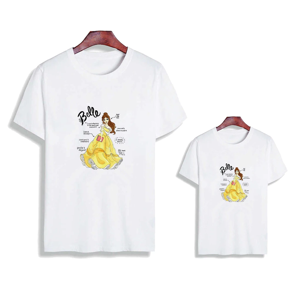 Disney Summer Family Matching T-shirts Pretty Princess Printed Mom Daughter Tops Aesthetic Clothes Mother's Day Brands T-Shirt
Disney Summer Family Matching T-shirts Pretty Princess Printed Mom Daughter Tops Aesthetic Clothes Mother's Day Brands T-Shirt