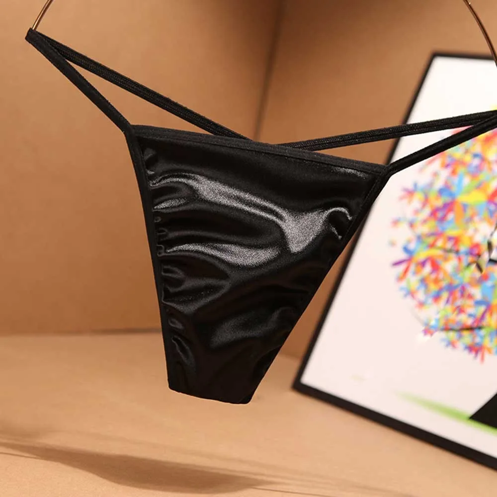 Sexy Large Size Shinny Satin Men Erotic Thongs Low Waist Sexy Bikini G Strings Underwear Mini T-back Seamless Underpants Panties
Sexy Large Size Shinny Satin Men Erotic Thongs Low Waist Sexy Bikini G Strings Underwear Mini T-back Seamless Underpants Panties