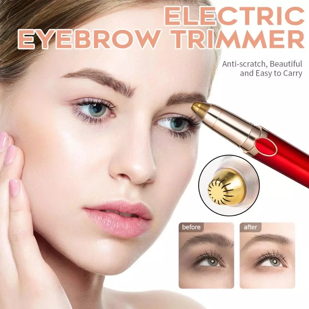 Mini Electric Eyebrow Trimmer Shaver Women Trimmer Painless Hair Removal Pens Makeup Eye Brow Razor Portable Hair Epilator
Mini Electric Eyebrow Trimmer Shaver Women Trimmer Painless Hair Removal Pens Makeup Eye Brow Razor Portable Hair Epilator