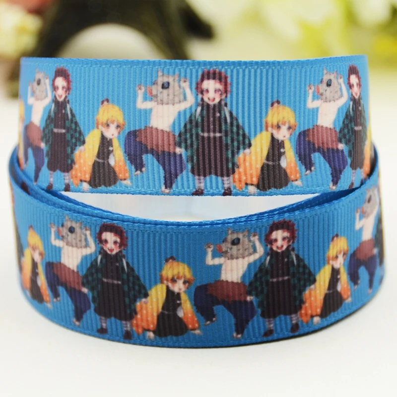 22mm 25mm 38mm 75mm Kimetsu no Yaiba Cartoon printed Grosgrain Ribbon party decoration 10 Yards X-03565
22mm 25mm 38mm 75mm Kimetsu no Yaiba Cartoon printed Grosgrain Ribbon party decoration 10 Yards X-03565