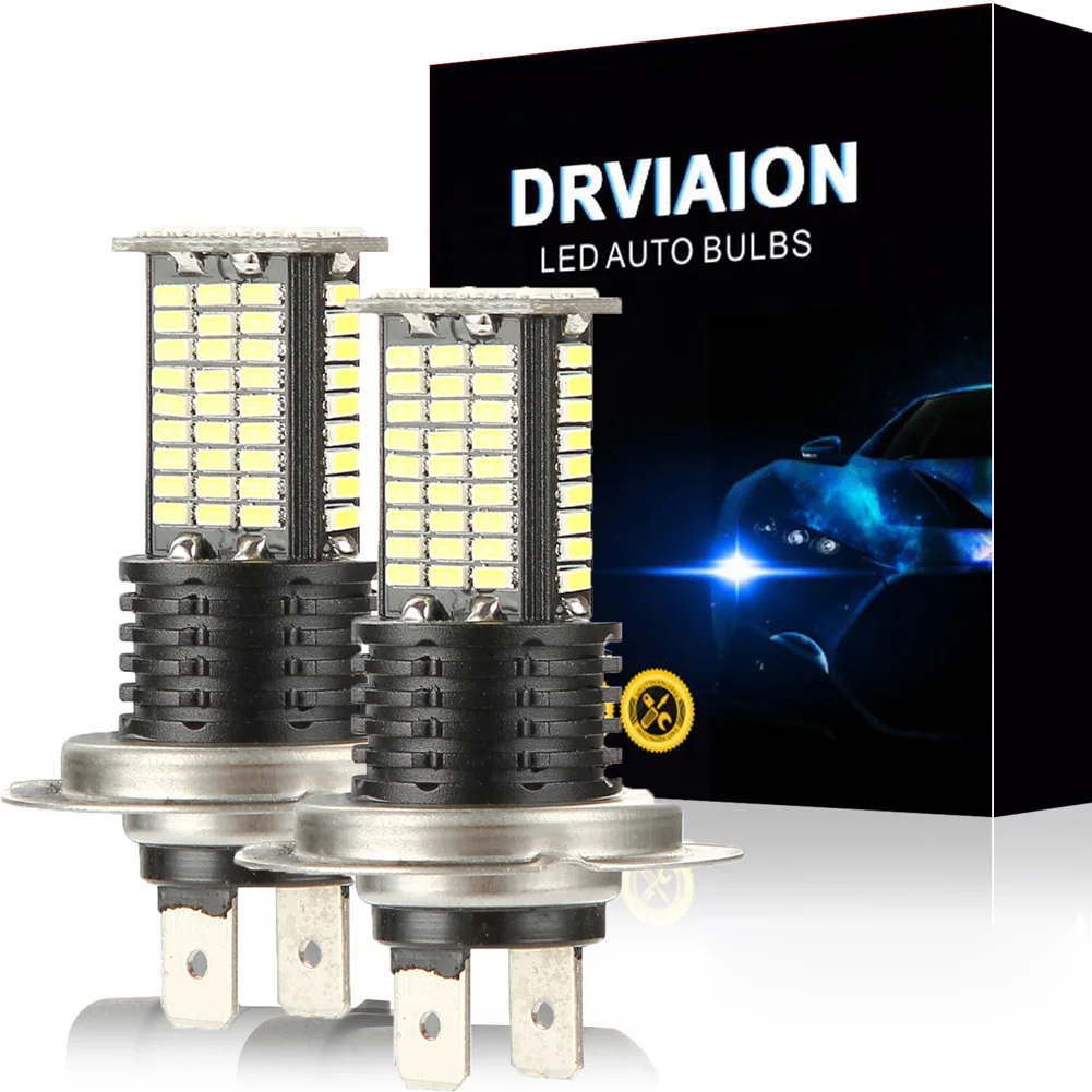 New Hot 2Pcs H7 110W LED Car Headlight Car Front Bulb Super Bright White Beam 6000K Car Modeling Fog Light Kit Car Accessories
New Hot 2Pcs H7 110W LED Car Headlight Car Front Bulb Super Bright White Beam 6000K Car Modeling Fog Light Kit Car Accessories
